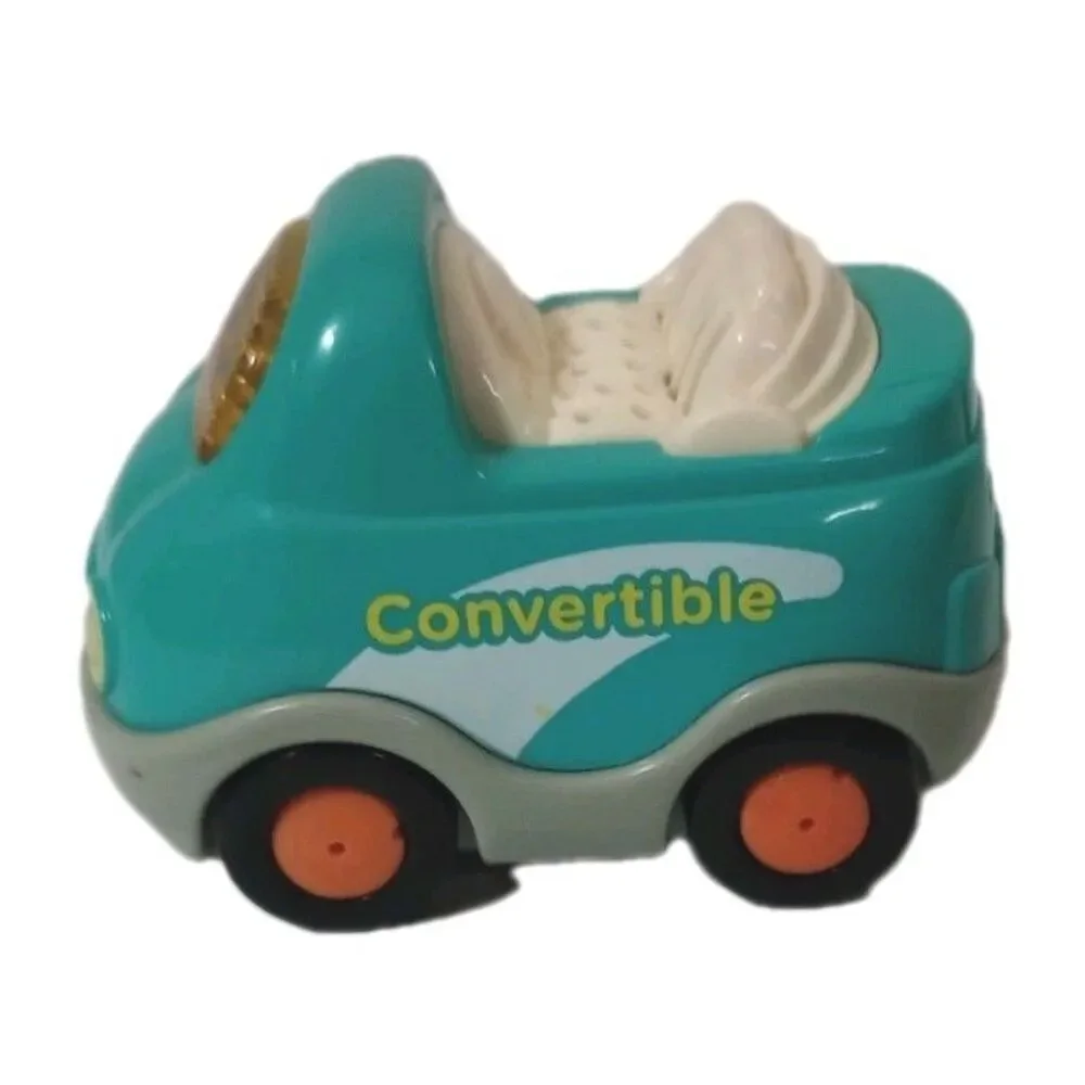 Vtech GoGo Smart Wheels Blue Convertible Lights & Sound -Tested-Battery Operated